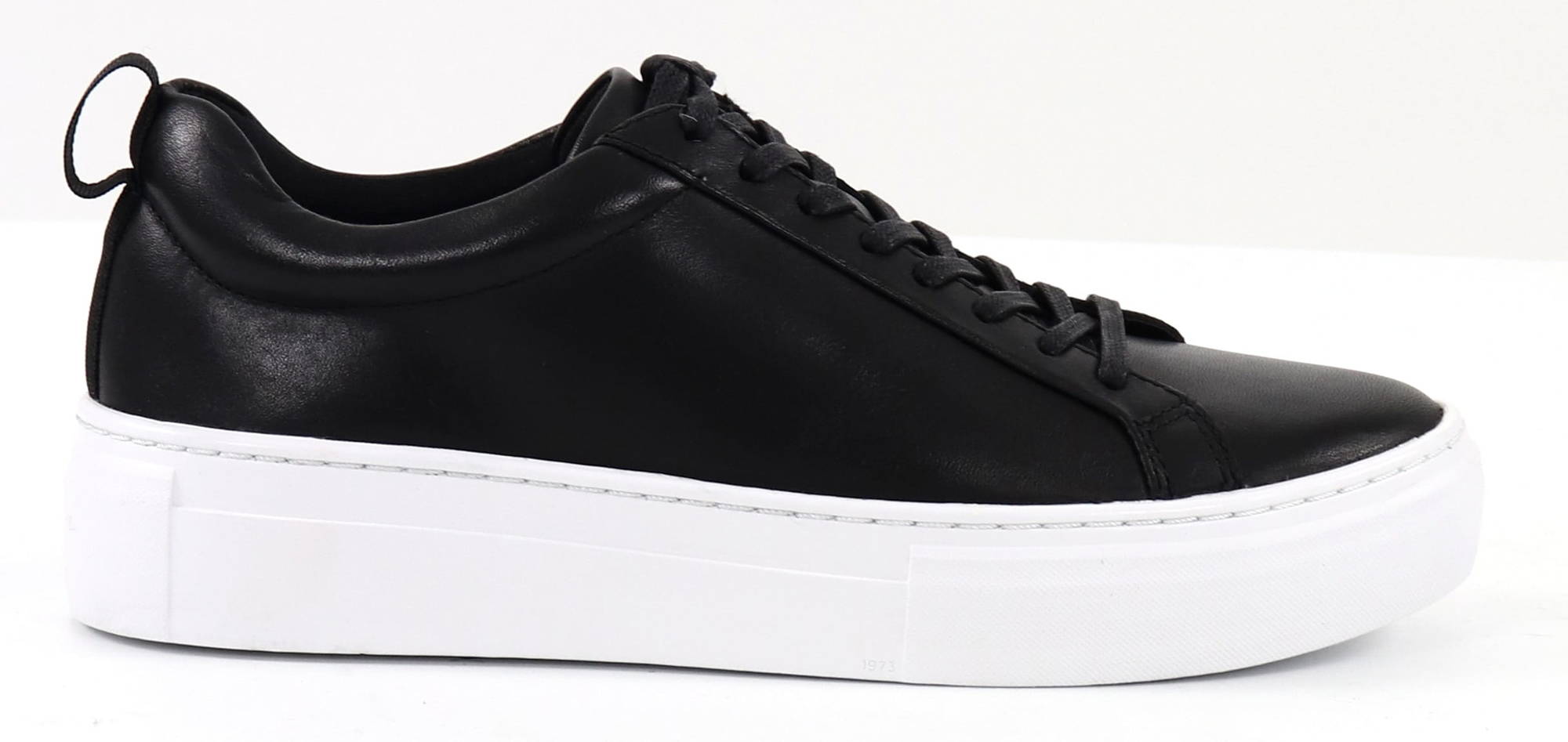 Vagabond dam läder sneakers Zoe platform svart webbutik