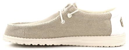 HEYDUDE Skor Wally Flätad off white - Promenadskor för herrar - 133850 - 2