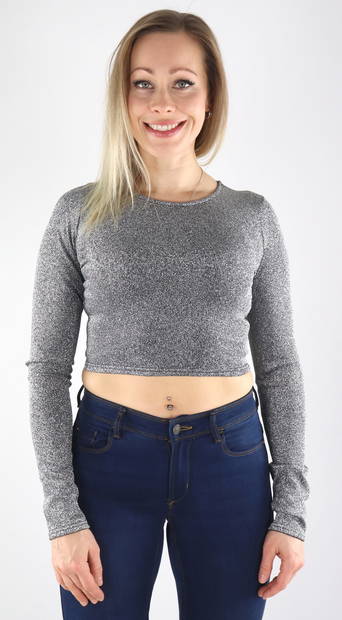 JJXX Skjorta Feline glitter - Långärmade tröjor för  damer - 132290 - 1