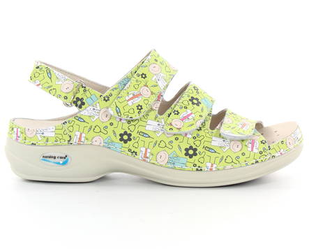 Maskintvättbara sandaler läder playing - Arbetsskor för damer - 126980 - 1