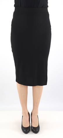 Only Kjol i ribbad tyg Emma svart - Kjolar - 130570 - 1