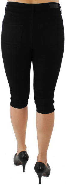 Capribyxa Pieces Just Jute 3/4 legging svart - Shorts och capribyxor för damer - 114210 - 2