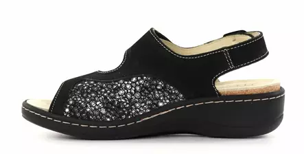 Hickersberger damsandaler med örtsula 2857 9202 svart - Arbetsskor för damer - 136470 - 2