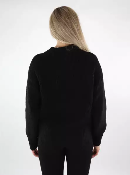 JJXX damtröja Crew Neck svart - Stickat för damer - 137340 - 2