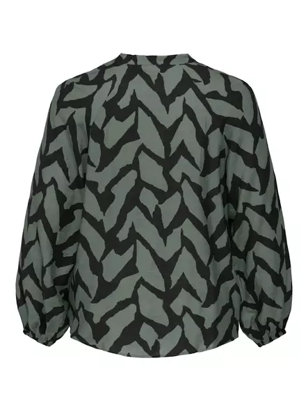 Only Carmakoma damskjorta plus size laurel wreath - Långärmade tröjor för  damer - 138870 - 2