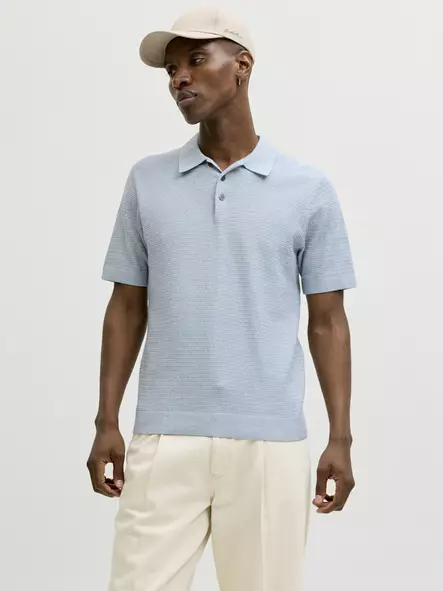 Jack&Jones herr kortärmad tröja Bluriley ashleyblå - T-shirts för herrar - 140940 - 1