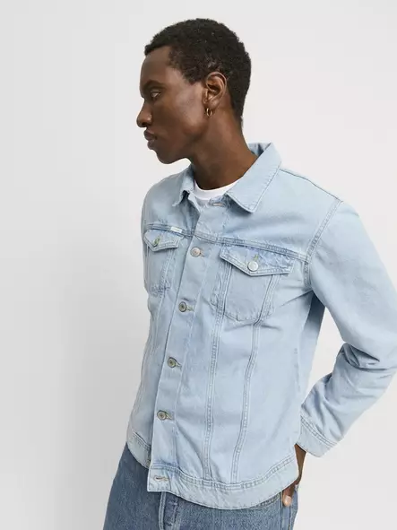 Jack&Jones jeansjacka för herr Jean SQ 738 blå jeansjacka - Jackor och parkas för herrar - 137780 - 1