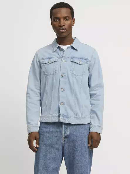 Jack&Jones jeansjacka för herr Jean SQ 738 blå jeansjacka - Jackor och parkas för herrar - 137780 - 2
