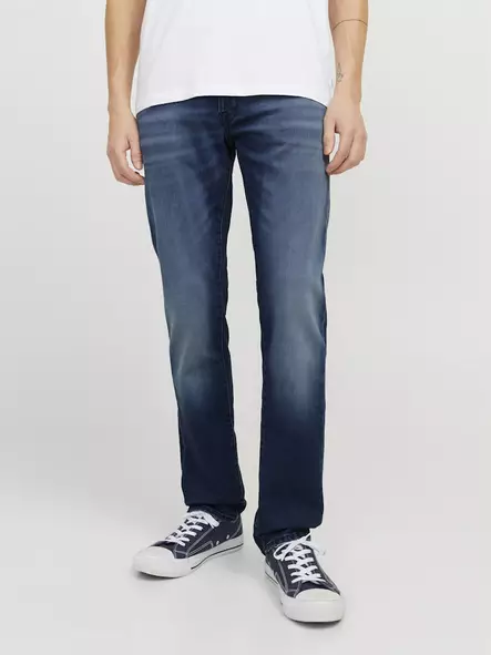 Jack&Jones Jeans JJIMIKE JJfFOX blå denim - Jeans för herrar - 139320 - 1