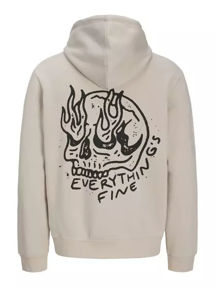Jack&Jones hoodie för herr moonbeam - Huvtröjor för herrar - 137460 - 2