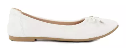 Migant ballerinas med fluga detalj A921-92 vit - Ballerinaskor - 138170 - 2