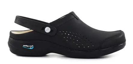 Nursing Care Maskintvättbara arbetsskor i äkta läder WG3AP11 Veneza Svart - Arbetsskor för damer - 111710 - 1