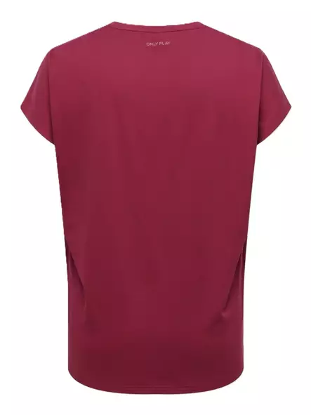 Only Play Curvy T-shirt Aubree rhodendro - Sport T-shirts för damer - 141470 - 2