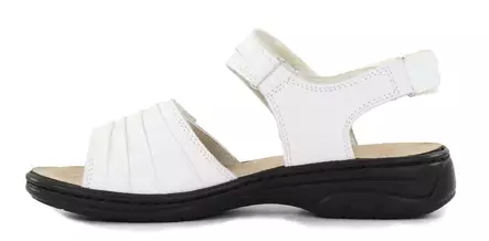 Rieker lädersandaler för damer 64560-81 vit - Rieker sandals - 137960 - 2