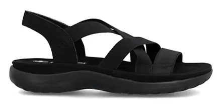 Rieker damsandaler 64857-00 svart - Rieker sandals - 140620 - 1