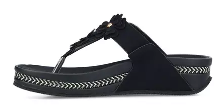 Rieker damflip-flops V1466-00 svart - Rieker mulor - 140660 - 2