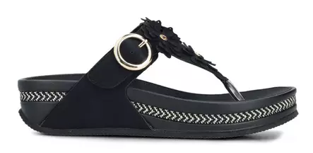 Rieker damflip-flops V1466-00 svart - Rieker mulor - 140660 - 1