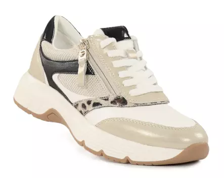 Tamaris Comfort damsneakers med bred läst 83706-45 beige kam - Sneakers för damer - 140240 - 1