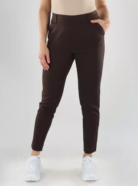 Vila Trousers HW SLIM PANT kaffeböna - Byxor för damer - 141520 - 1