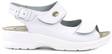 Golden Fit Sandaler 696 vit glansig - Arbetsskor för damer - 127830 - 1