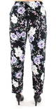 JDY Byxor Starr life svart/blomma - Byxor för damer - 126180 - 2