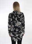 JDY Skjorta för damer Loose svart/blommigt mönster - Skjortor och blusar för damer - 135500 - 2