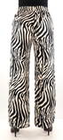 JDY byxor med vida ben för kvinnor Camille sandshell/svart zebra - Byxor för damer - 133360 - 2