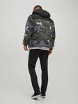 Jack&Jones lätt toppjacka till herr med luva Chili puffer svart/camo - Jackor och parkas för herrar - 132400 - 2