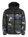Jack&Jones lätt toppjacka till herr med luva Chili puffer svart/camo - Jackor och parkas för herrar - 132400 - 5