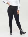 Only Carmakoma Jeans Anna hw svart - Jeans för damer - 122770 - 1