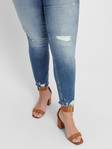 Only Carmakoma Jeans Tara reg slim blå - Jeans för damer - 128740 - 4