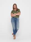 Only Carmakoma Jeans Tara reg slim blå - Jeans för damer - 128740 - 3