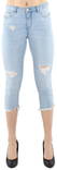 Only Jeans Diva reg super cropped ljusblå - Jeans för damer - 121000 - 1