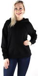 Only dam huvtröja Feel life hood, ljusgrå, svart - Huvtröjor och sweatshirts - 127800 - 2