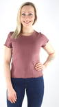 Only T-shirt Carlotta rosa brun - T-shirts för damer - 133170 - 1