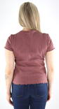 Only T-shirt Carlotta rosa brun - T-shirts för damer - 133170 - 2