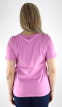 Pieces T-shirt Ria v-ringad violett - T-shirts för damer - 132880 - 2