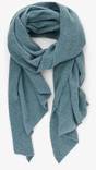 Pieces mjuk blågrön stickad halsduk Pyron long trooper - Halsdukar för damer - 129420 - 1