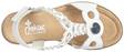 Rieker Kilklackade sandaler 655H4-80 vit - Rieker sandals - 128070 - 3