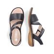 Rieker damsandaler 65964-00 svart - Rieker sandals - 135590 - 3