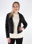 Vero Moda Damjacka Jose kort fusksvart - Skinnjackor och PU-jackor för damer - 135130 - 1