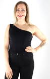 Vila Topp Spice one shoulder, svart - Toppar för damer - 132490 - 1