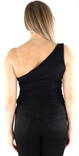 Vila Topp Spice one shoulder, svart - Toppar för damer - 132490 - 2
