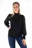 Vero Moda Skjorta högringad svart - Långärmade tröjor för  damer - 137000 - 1