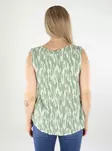Vero Moda damtopp VMEASY Joy birch/hedge green - Toppar för damer - 138570 - 2
