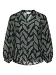 Only Carmakoma damskjorta plus size laurel wreath - Långärmade tröjor för damer - 138870 - 1
