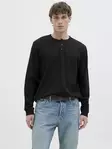 Jack&Jones herrskjorta JJEDOVER Henley svart - Tröjor för herrar - 138930 - 1