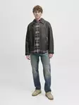 Jack&Jones Jacka JJECASABLANCA pu svart - Jackor och parkas för herrar - 139490 - 1