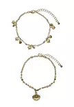 Vero Moda Fotlänk 2-pack guld - Armband - 140320 - 1