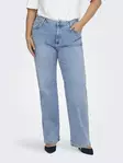 Only Carmakoma damjeans i plus size HW vid ljusblå denim - Jeans för damer - 140880 - 1